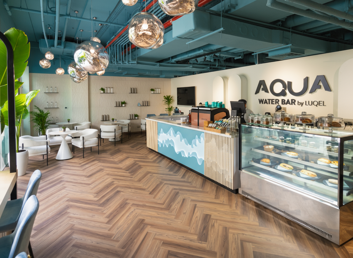 Home office with custom desk and shelving — bespoke furniture by HOX Interiors