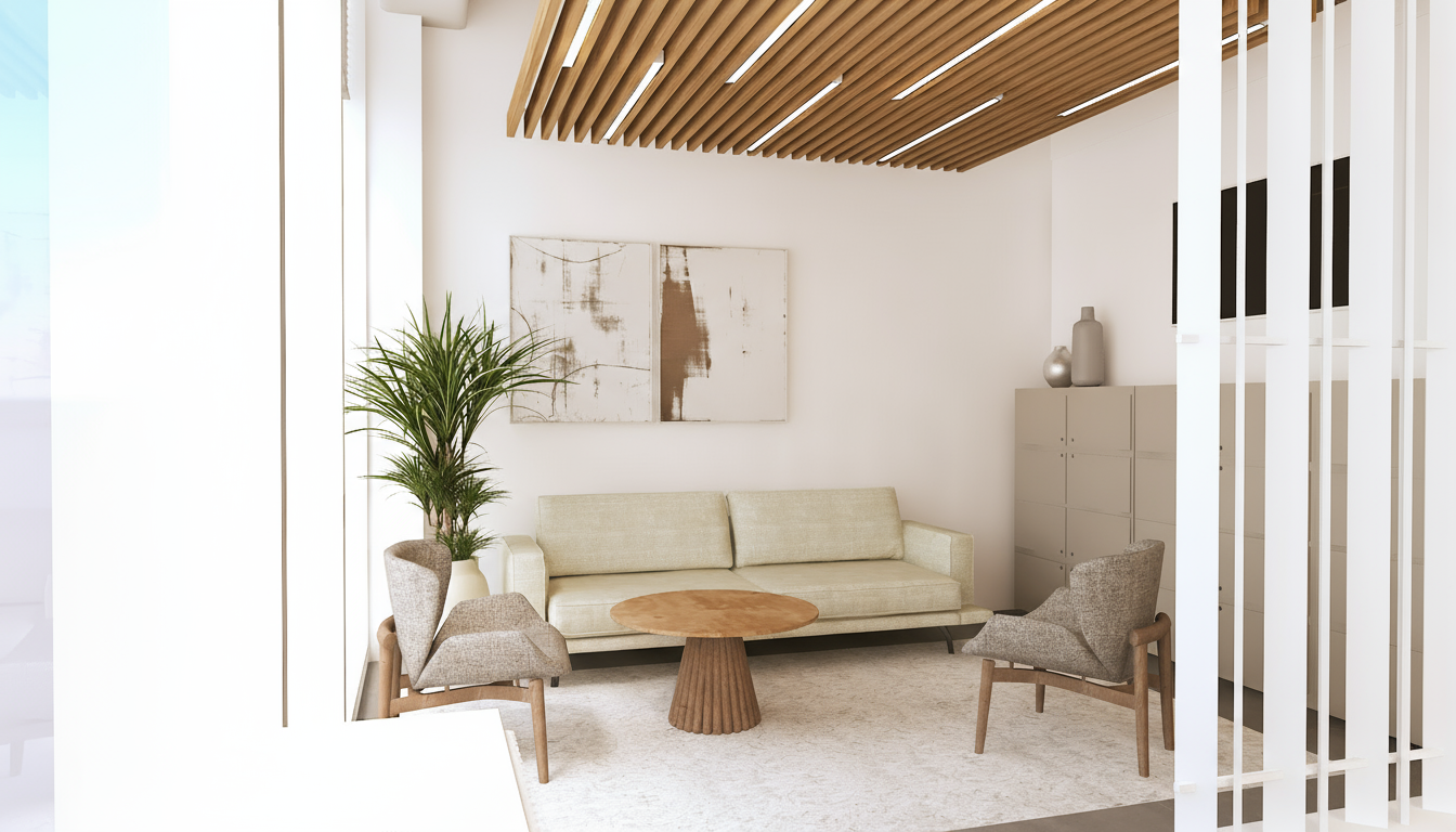 Penthouse terrace with outdoor living area — residential fit-out by HOX Interiors